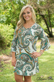 The Coby Tunic/Dress - Ivory/Multi