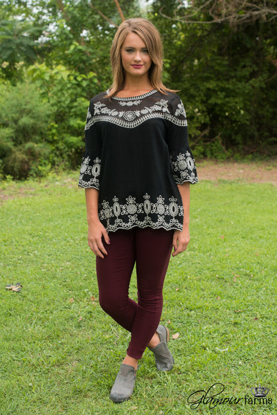 The Ellington Top - Black