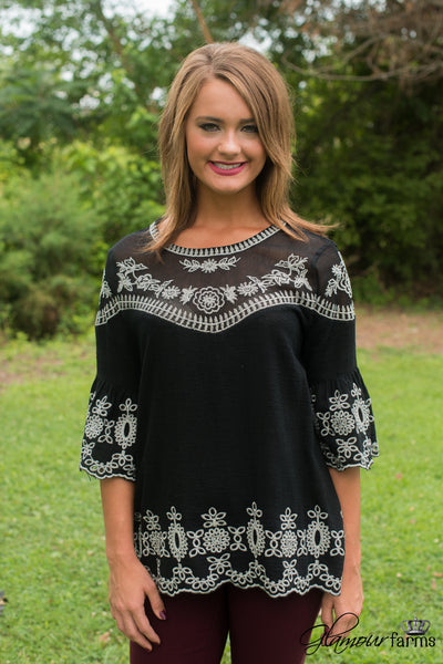 The Ellington Top - Black