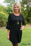 The Eloise Tunic/Dress - Black
