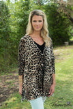 The Felicia Cardigan - Brown Animal