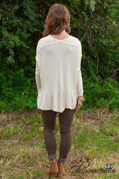 The Grace Sweater - Ivory