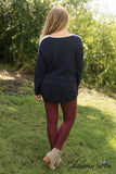 The Great Divide Sweater - Navy