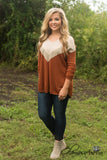 The Great Divide Sweater - Rust
