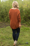The Great Divide Sweater - Rust