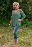 The Gwendolyn Top - Hunter Green