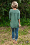 The Gwendolyn Top - Hunter Green