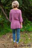 The Gwendolyn Top - Plum