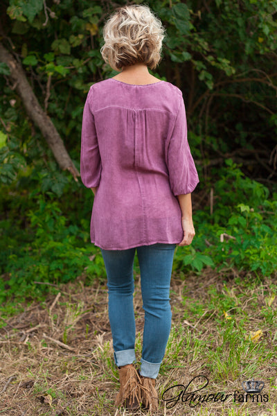 The Gwendolyn Top - Plum