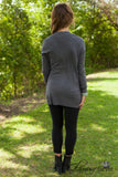 The Harlow Cardigan - Dark Gray