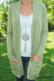The Harlow Cardigan - Olive