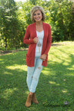 The Harlow Cardigan - Rust