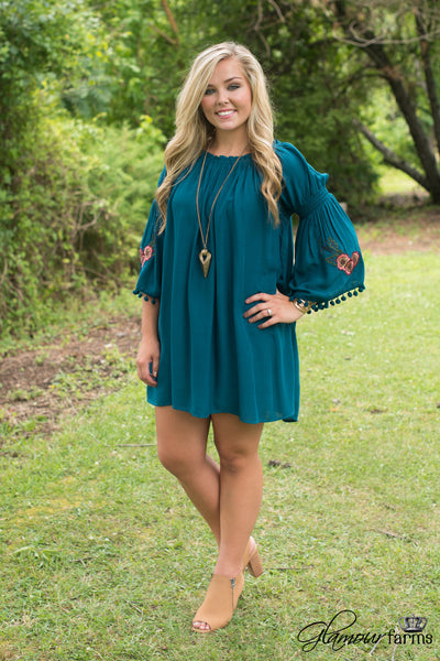 The Madison Tunic/Dress - Teal