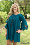 The Madison Tunic/Dress - Teal