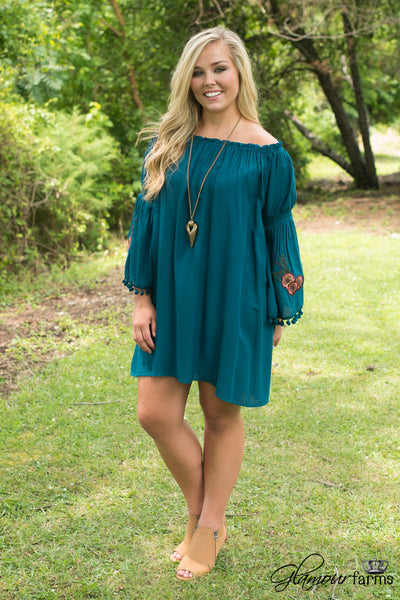 The Madison Tunic/Dress - Teal