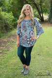 *1 LEFT - MEDIUM* The Mika Top - Navy