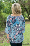 *1 LEFT - MEDIUM* The Mika Top - Navy