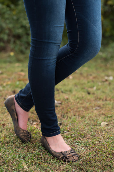 *1 LEFT - SIZE 11* The Nizza Flat - Bronze/Black
