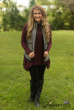 The Talma Herringbone Vest - Black