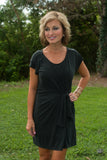The Waterfall Dress - Black