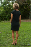 The Waterfall Dress - Black