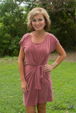 The Waterfall Dress - Salmon