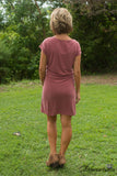 The Waterfall Dress - Salmon