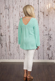 The Mia Blouse - Mint