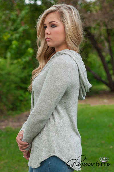 This Is Bliss Hoodie - Heather Gray