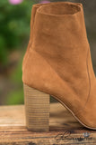 Tom Girl Peep-Toe Boot - Brown