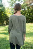 Tula Embroidered Tunic - Olive