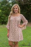 Utah Union Lace Tunic/Dress - Blush Pink