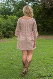 Utah Union Lace Tunic/Dress - Blush Pink