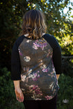 Curvy| Wallflower Top - Dark Gray