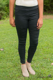 Well Traveled Distressed Jegging - Black
