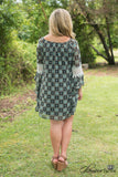 Whitney Tunic/Dress - Navy/Mint