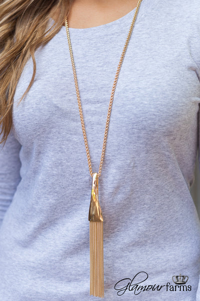 Zen Maggie Tassel Necklace - Gold