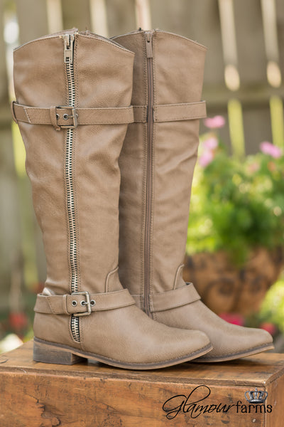 Zoe Boot - Beige